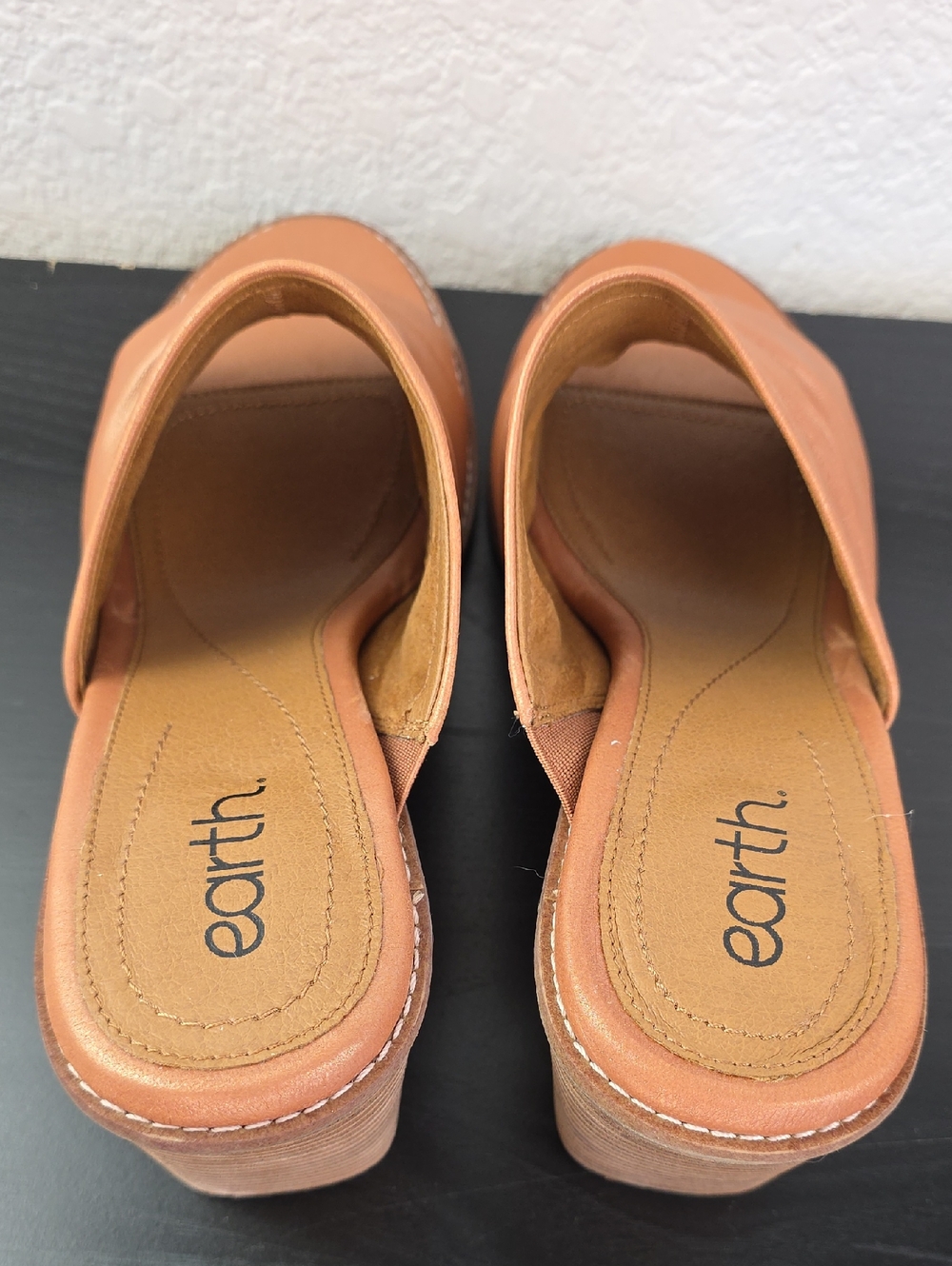 Earth Adara Slip On Dress Sandal, Ruched Mules With Stacked Block Heels - Picture 7 of 16
